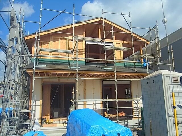 新築戸建施工中